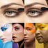Professional Double Head Eyeshadow Brushes, 50 Pcs Disposable Dual Sides Sponge Makeup Applicator, Black