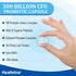 300 Billion CFUs Probiotic, 12 Strains + 3 Organic Prebiotics, 60 Capsules for Digestive Health