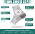 2 Pairs Neuropathy Socks for Women & Men, Ankle Brace for Peripheral Neuropathy & Plantar Fasciitis