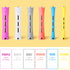 WILLBOND 60 Pcs Short Perm Rods Natural Hair Perming Kit with Elastic Rubber Band, Mixed Color (Multi-size)