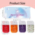 PeppyHands 4 1 5.4 OZ. 4 Pcs Hand Sanitizer Spray, Spray Hand Sanitizer Travel Size with Pcs Zippered Pouch, Scented