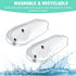 4 Pairs Medial Lateral Supination Wedge Insoles with Magnets for Correcting Pronation Silicone Orthopedic Shoe Inserts