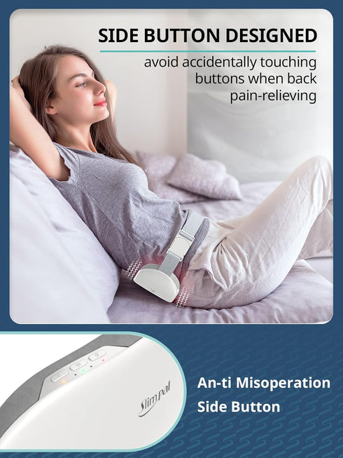 Slimpal Heating Pad for Period Cramps & Back Pain, Plus-Sized Electric Heating Pad, Portable Menstrual Heat Belt