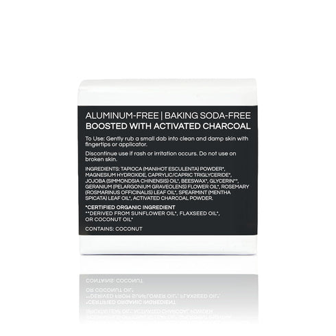 Little Seed Farm All Natural Deodorant Cream, Aluminum Free for Women or Men, 2.4 Ounce - Activated Charcoal