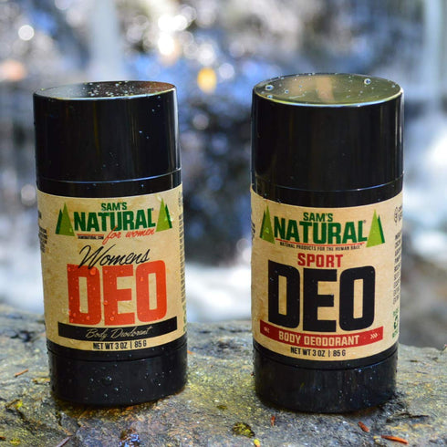 Sam’s Natural Sport Deodorant - Holiday Gifts - Aluminum Free DEO - Vegan, Cruelty Free - 3 oz