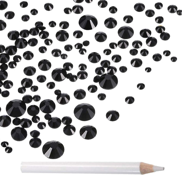 LPBeads 3456 Pieces Nail Crystals AB Nail Art Rhinestones, 6 Sizes for Nails Decoration, Makeup, Clothes, Shoes