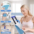 18" Professional Microfiber Mop, Flat Mop with Stainless Steel Handle, 2 Reusable Washable Mop Pads for Floor Cleaning