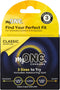 ONE MyONE Classic Sampler Pack of Condoms with Three Custom Fit Sizes