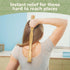 BambooMN 17 Inch Bamboo Wooden Back Scratchers Plus Travel Size Scratcher for Itchy Relief