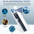 Portable Electric Toothbrush Case, Rechargeable Travel Home Toothbrush Cleaner Case Fits for Oral-B Philips etc Most Electric Toothbrush Heads and Manual Toothbrushes (White)