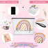 4 Pcs Rainbow Makeup Bag Set, Inspirational Gift Bags for Women Girls, You Are Loved Makeup Bag, Personalized Canvas