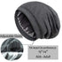 Satin Bonnet for Curly Hair, Natural Hair Braids Women Slouchy Beanie Hat Lightweight