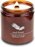 Hemlock Park Oud Forest Apothecary Hand-Poured Scented Candle | Crackling Wood Wick,