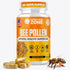 HONEYBEEZONE 100% Natural Raw Bee Pollen Granules - 60 Veggie Capsules, Superfood, Gluten-Free