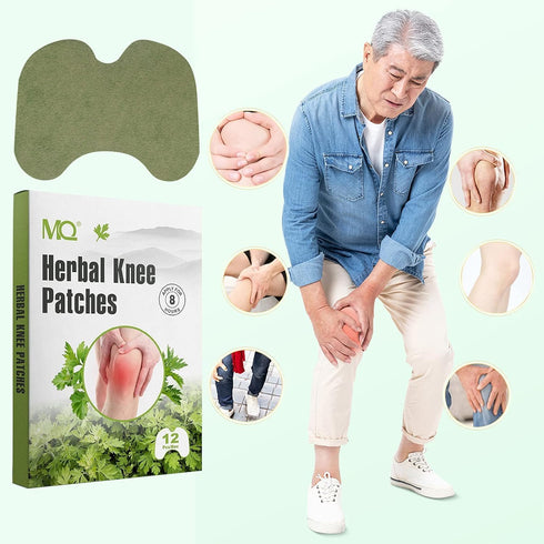 MQ 24 Count Knee Patches, Heat Patches for Knee, Knee Relief Patches, Warming Herbal Patches Long-Lasting Relief for for Knee, Back, Neck, Shoulder, Waist by MQUPIN
