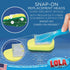 Lola Products Soap Dispenser Dish Wand, Refillable Handle with Super Absorbent Sponge Scrubber, 1 Brush & 6 Refills