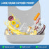 LARGE SIZE Silicone Adult Bib, Washable Bib for Men & Women, Waterproof Bibs for Elderly with Crumb Catcher, Adjustable