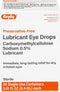 Rugby Preservative-Free Lubricant Eye Drops - Immediate, Long-Term Relief for Dry, Irritated