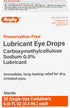 Rugby Preservative-Free Lubricant Eye Drops - Immediate, Long-Term Relief for Dry, Irritated
