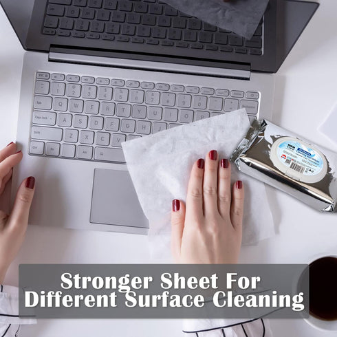 WBM Care Cleaning Wipes, 50 Sheets (Pack of 3), Thick & Strong for Easy Cleaning on All Types of Surfaces