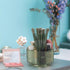 Makeup Brush Holder, 360° Rotating Organizer with 5 Slots for Vanity, Multi-Functional Pen Holder