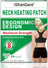 Neck Patches - 24 Count Maximum Strength Herbal Plaster Heat Patches for Joint Soreness Soothing Relief