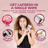 Pack 50 LA Fresh Feminine Wipes with Aloe Vera, Chamomile Extract, Cucumber, and Vitamin E - of ct Wipes for Women