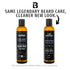 Live Bearded Beard Wash - 8 fl oz Water-Based Face Cleanser with Cedar and Vanilla Scent