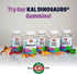 KAL DinoDophilus Probiotics for Kids, 2 Billion CFU, Chewable Black Cherry Flavor for Gut Health, 60 Servings.