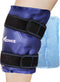 Medvice Ice Pack with Cold Compression for Knee Pain Relief, Adjustable Gel Ice Wrap for Injury Recovery