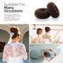 Kitjans Extra Hair Donut Bun Maker for Kids, 2PCS Ring Style Small Bun Shaper, Suitable for Short Thin Hair