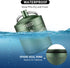 Keychain Pill Holder, Aluminum Waterproof Pill Container, Organizer for Outdoor Travel Camping, Size: 1.6 x 1.6 x 2 in