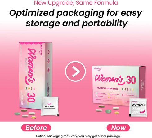 Packs 30 D3+K2, NR1000, 30 Multivitamin for Women Daily Vitamin for plus with Probiotics & Ashwagandha | Supplement