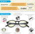 J+S Vision Blue Light Blocking Glasses for Men Women | Computer Gaming Work| Anti Strain Fatigue UV Glare |
