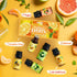 ARVIDSSON Fruits Essential Oils Set - Natural Citrus Essential Oil for Diffuser & Candle Making, Fruity Fragrance Oils