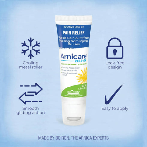 Boiron Arnicare Roll-On for Joint Pain, Muscle Pain, Soreness, and Swelling - Cooling Metal Roller, Fragrance-Free (3