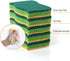 Set 3-Pack 10PCS CLEANHOME Kitchen Cleaning Tool - Dish Scrub Brush Kit with Non-Scratch Scrub Sponges, Bottle Brush