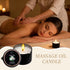 IUJOCQL 6 Pack Set (2.35 oz 6 Low Temperature Massage Oil Candle Each) - Soy Wax Candles That Melt into Skin-Nourishing