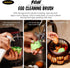 MOSOPHY Silicone Egg Washer - Cute Dinosaur Egg Cleaner for Fresh Eggs, Fruits & Veggies, Ideal for Homesteaders