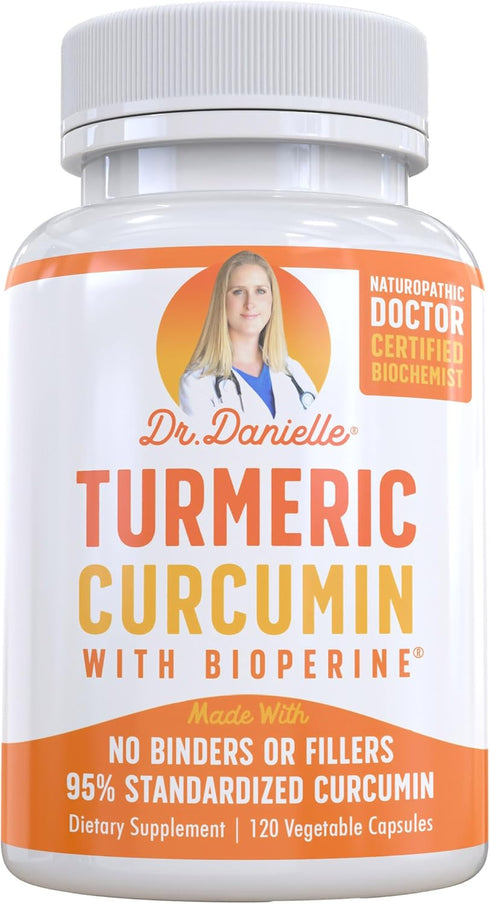 Turmeric Curcumin with BioPerine 1500mg, Organic Joint & Healthy Inflammatory Support, Vegan, Non-GMO Capsules