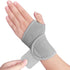 2 Pack Wrist Support Brace for Carpal Tunnel, Adjustable Hand Support for Arthritis and Tendinitis, Pain Relief (Gray)