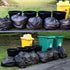 4-6 Gallon Trash Bags - 150 Count Black Garbage Bags for Bathroom, Office, Industrial, Commercial Use