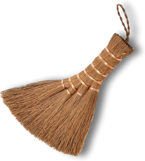 KAKURI Large Bonsai Broom Brush, 6.3" Professional Gentle Big Broom, Japanese Bonsai Tool
