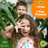 Biodegradable Kids Flossers, Eco-Friendly Dental Floss Picks for Children, Compostable (100 Pack, Mint)