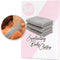 S&T INC. Back Scrubber for Shower, Exfoliating Body Scrubber or Bath Towel, Grey, 3 Pack