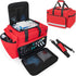Professional Empty EMT First Responder Padded Bag,Large Trauma First Aid Carrying Bag for Paramedics and Emergency