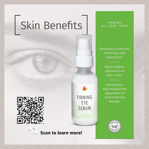 REVIVA LABS Firming Eye Serum, 1.0 fl. oz, with Alpha Lipoic Acid, Vitamin C Ester & DMAE