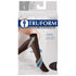 Truform Women's Knee High Sheer Compression Stockings, 8-15 mmHg, 20 Denier, Navy, Large