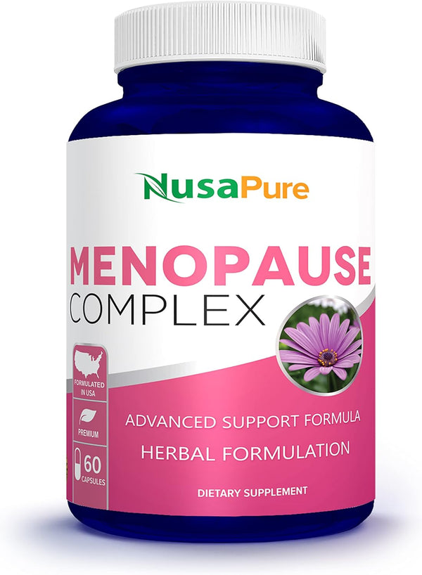 NusaPure Menopause Complex, Black Cohosh and Herbal Ingredients, 60 Capsules