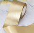 ATRBB 25 Yards 3 Inches Wide Satin Ribbon, Perfect for Wedding Satin Chair Sash and Gift Wrapping (Old Gold)